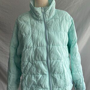 Free People Pippa Puffer Jacket | Color: Saltwater / Mint / Teal | Size: Large